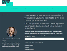 Tablet Screenshot of midwifediaries.com